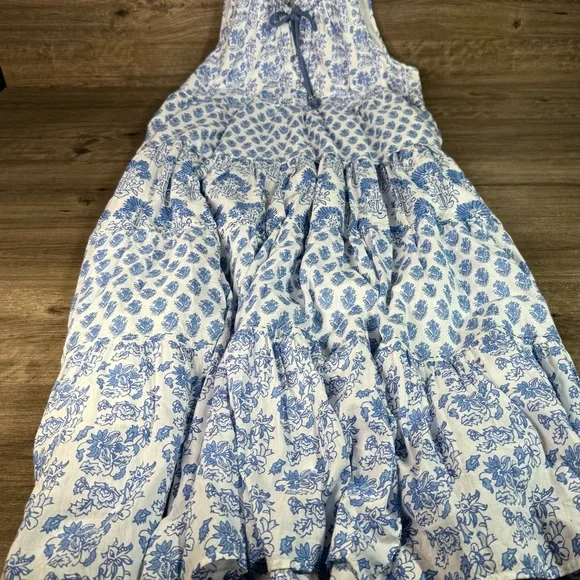 Calypso St. Barth | Dresses | Nwt Calypso St Barth Summer Daria  Dressmaxibluewhitefloralxlarge | Poshmark